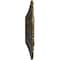 Ekena Millwork Needham Ceiling Medallion (Fits Canopies up to 4 1/4"), 14 5/8"OD x 2 1/4"P, Mississippi Mud Crackle CM14NEMMC - alternate 3